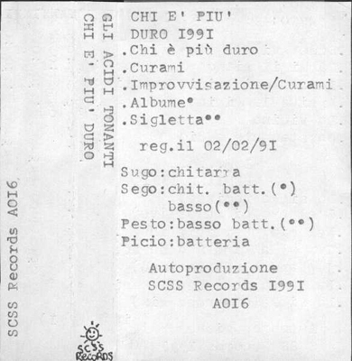 a016 gli acidi tonanti: chi e' piu' duro 1991 a016 gli acidi tonanti: chi e' piu' duro 1991